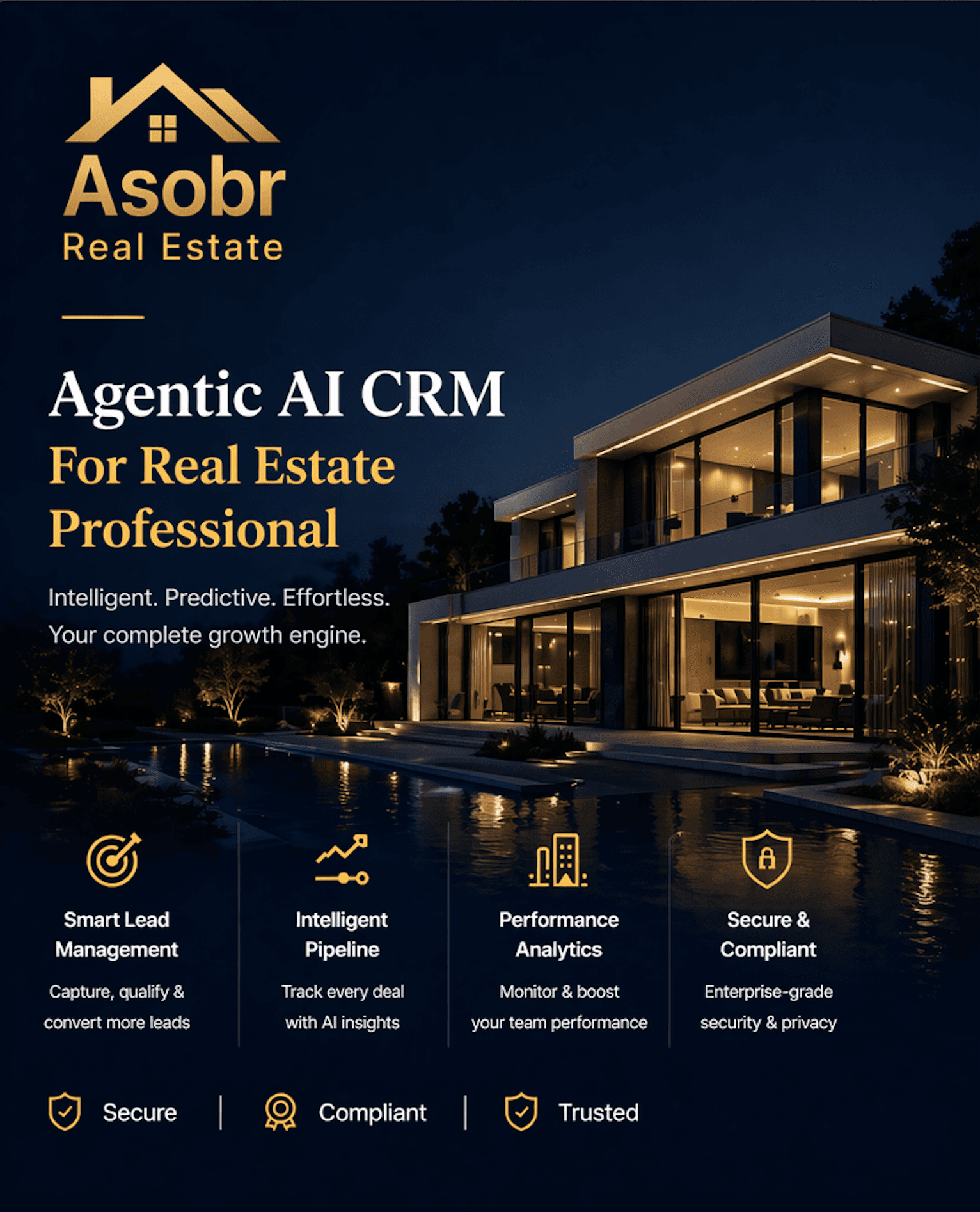 Asobr Real Estate — Agentic AI CRM for Real Estate Professionals